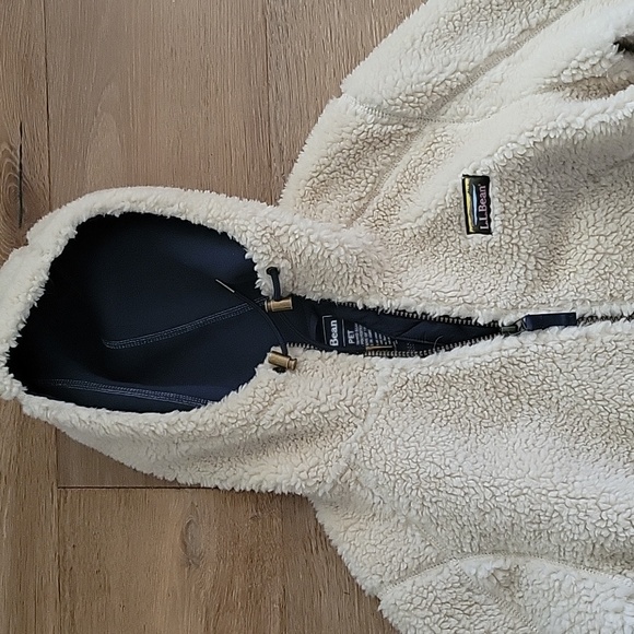 LL Bean Mountain Pile fleece small petite - Picture 2 of 4